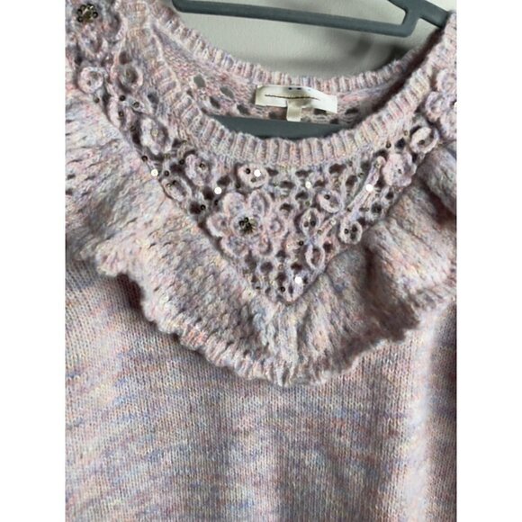 Free People LoveShackFancy Luellan Pullover Sweater Size S NEW - Picture 5 of 6